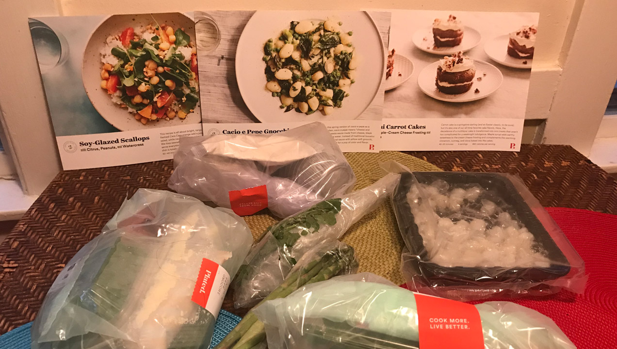 Unboxed food subscription from Plated.com